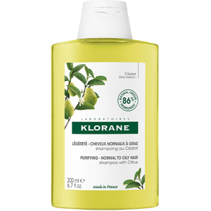 Klorane Pulpe de Cedrat Shampooing Purifiant Legerete 200ml