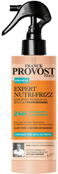 Franck Provost F. Provost Spray Sans Rinçage Sans Sulfate Expert Nutri-Frizz 190ml