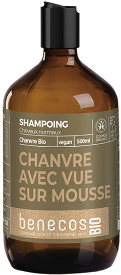 Benecos Shampoing Cheveux Normaux Chanvre Bio 500ml