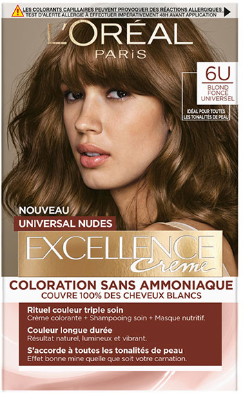 L'Oréal Paris Excellence Crème Universal Nudes Coloration N°6 Blond Foncé