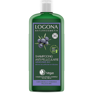 Logona Soins Capillaires Shampoing Antipelliculaire au Génévrier Bio 250ml - Publicité