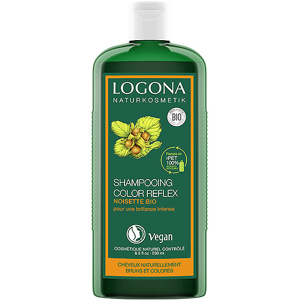 Logona Soins Capillaires Shampoing Color Reflex à la Noisette Bio 250ml - Publicité