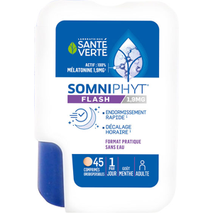 Sante Verte Somniphyt Flash 1,9mg Melatonine 45 comprimes