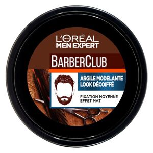 L'Oréal Paris L'Oréal Men Expert BarberClub Argile Modelante Look Décoiffé 75ml - Publicité