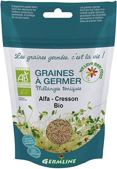 Germ'Line Germline Graines à Germer Alfalfa Cresson Bio 150g