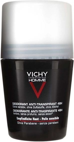 Vichy Homme Déodorant Anti-Transpirant 48h Roll-On 50ml