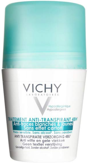 Vichy Déodorant Anti-Traces Blanches & Jaunes 48h Roll-On 50ml