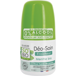 Lea Nature SO BiO etic So'Bio Étic Deo-Soin Fraîcheur Menthe Bio 50ml