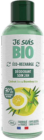 Je Suis Bio Mes Déodorants en Roll-On Recharge Cédrat & Bambou 100ml