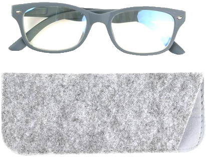 Lysse Optique Lunettes Reflets Bleus Adulte Gris