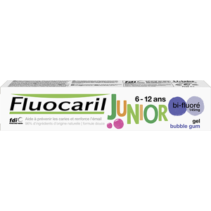 Fluocaril Junior 6-12 ans Dentifrice Gel Bubble 75ml