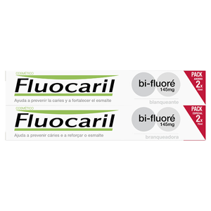 Fluocaril Cosmetique Bi-Fluore 145mg Dentifrice Blancheur Lot de 2 x 75ml