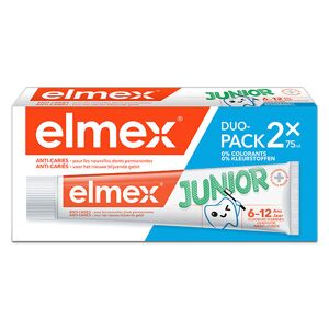 Elmex Junior Dentifrice 6-12 Lot de 2 x 75ml - Publicité