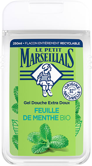 Le Petit Marseillais Gel Douche Extra Doux Feuille de Menthe 250ml