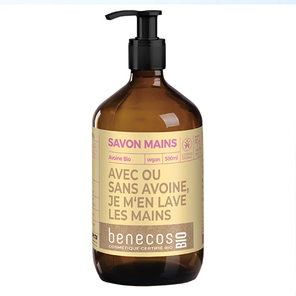 Benecos Savon Mains Avoine Bio 500ml