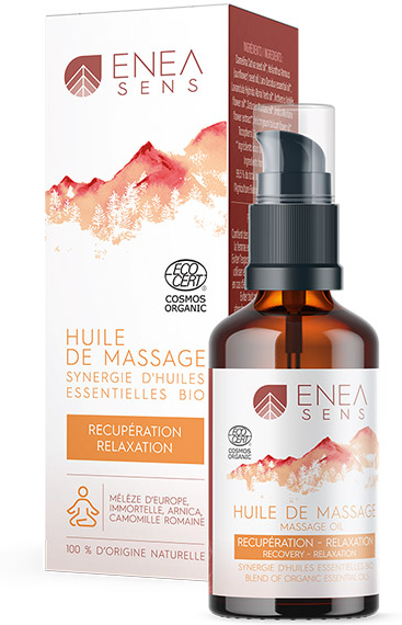 Enea Sens Huile de Massage Récupération COSMOS ORGANIC Bio 50 ML