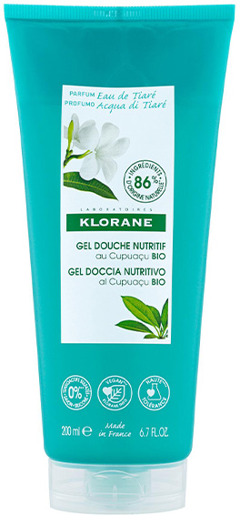 Klorane Beurre de Cupuaçu Gel Douche Nutritif Eau de Tiaré 200ml