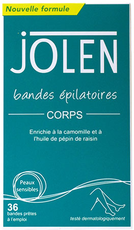 Jolen Bandes Epilatoires Corps x36