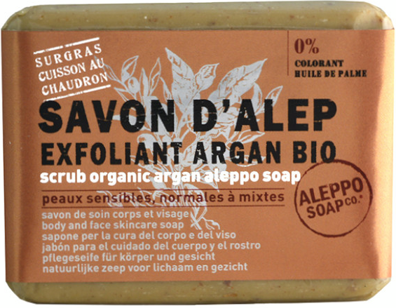 Tadé Savon Alep Exfoliant Argan 100g