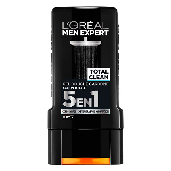 L'Oréal Paris L'Oréal Men Pure Carbon Gel Douche Action Totale 5 en 1 300ml