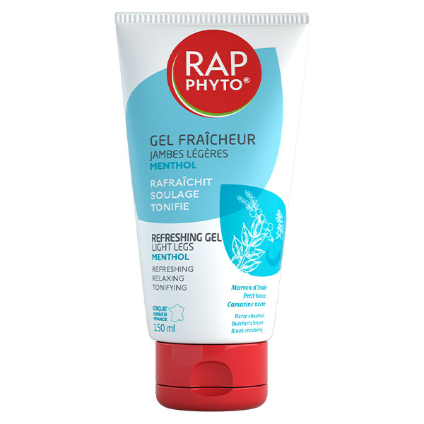 Rap Phyto Gel Fraîcheur Jambes Légères Parfum Menthol 150ml