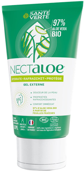 Santé Verte Nectaloe Gel Externe à l'Aloé Vera Bio 150ml