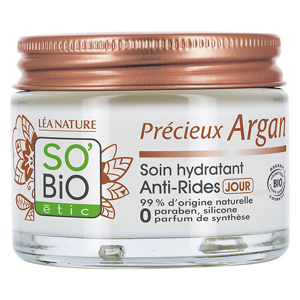 Lea Nature SO BiO etic So'Bio Étic Precieux Argan Soin Hydratant Anti-Rides Jour Bio 50ml