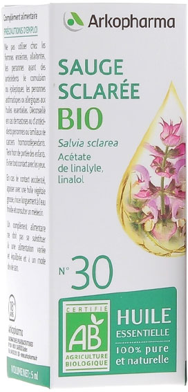 Arko Essentiel Huile Essentielle Bio Sauge Sclarée N°30 5ml