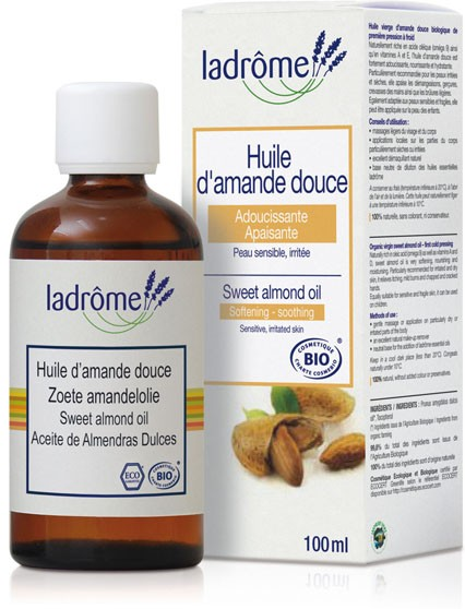 Ladrôme Huile Végétale d'Amande Douce Bio 100ml