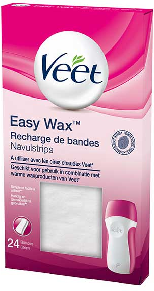 Veet Easy Wax Épilation Recharge 24 Bandes