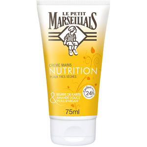 Le Petit Marseillais Crème Mains Nutrition Karité, Amande Douce et