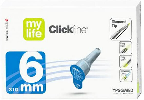 Ypsomed MyLife ClickFine Aiguille 31G 5mm 100 unités