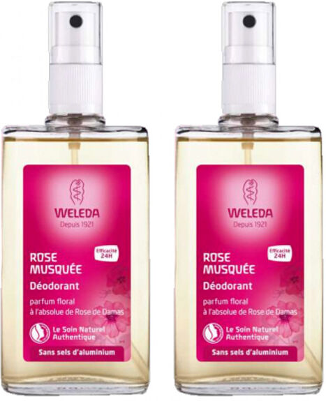 Weleda Rose Musquée Déodorant Lot de 2 x 100ml