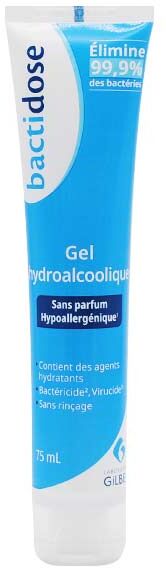 Bactidose Gel Hydroalcoolique tube 75ml