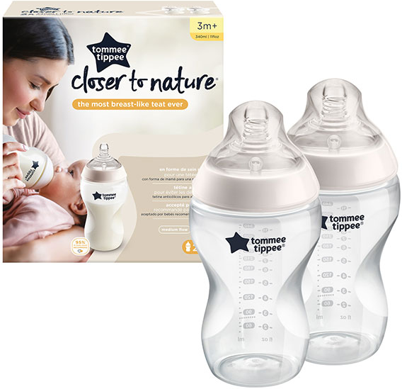 Tommee Tippee Closer To Nature Biberon Lot de 2 x 340ml