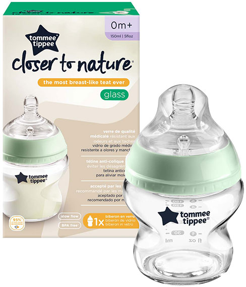 Tommee Tippee Closer To Nature Biberon Verre 150ml