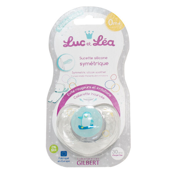 Luc et Léa Sucette Silicone 0-6m Sport d'Hiver