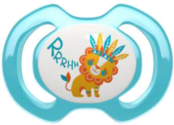 Bébisol Sucette Reversible Silicone Bleu Lion +6m