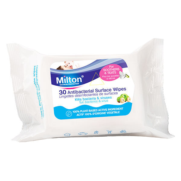 Milton Lingettes Désinfectantes de Surfaces 30 unités