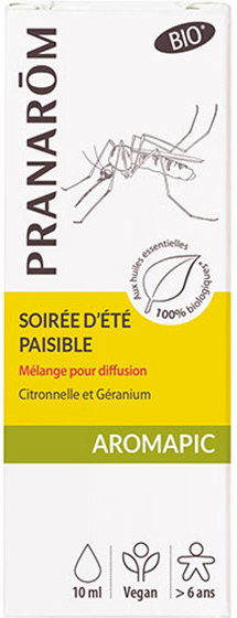 Pranarom Synergies Pour Diffuseur Soirée d'Eté Paisible Bio 10ml