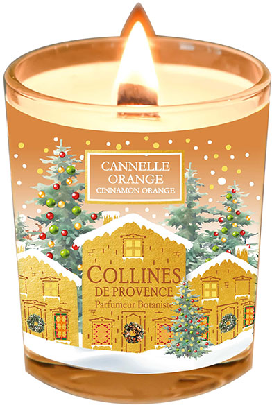 Collines de Provence Bougie Parfumée Cannelle Orange 75g