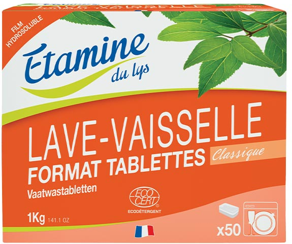 Etamine Du Lys Étamine du Lys Lave Vaisselle Tablettes Classiques Bio 50 unités