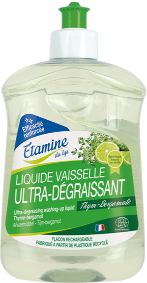 Etamine du Lys Liquide Vaisselle Ultra Dégraissant Thym Bergamote 500ml