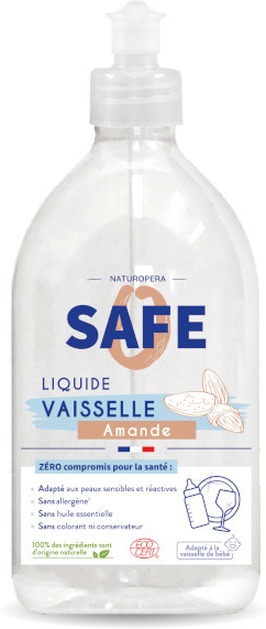 Safe Liquide Vaisselle Amande Bio 500ml