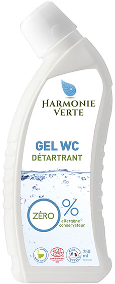 Harmonie Verte Gel WC Détartrant 750ml