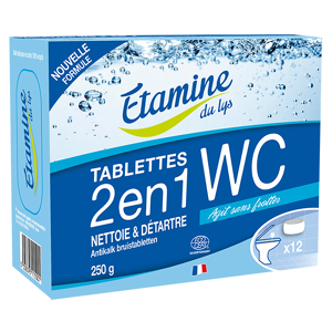 Etamine Du Lys Étamine du Lys Sanitaire Tablettes WC 2 en 1 Bio 12 unites