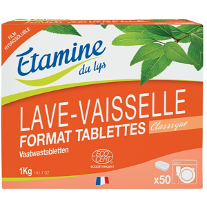 Etamine Du Lys Étamine du Lys Lave Vaisselle Tablettes Classiques Bio 50 unites