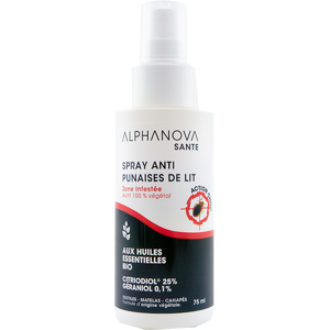 Alphanova Sante & Environnement Spray Anti-Punaises de Lit 75ml