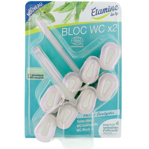 Etamine Du Lys Étamine du Lys Sanitaire Bloc WC Menthe Eucalyptus 2 x 50g