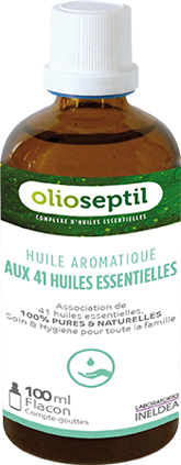 Ineldea Olioseptil Huile Aromatique aux 41 Huiles Essentielles 100ml